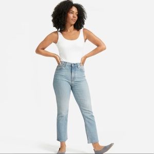 Everlane Cheeky Bootcut Jean in Sunbleached Blue